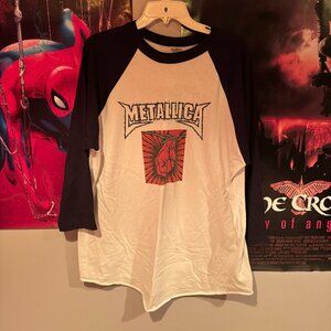 Vintage Y2K 2003 Metallica St. Anger Promo Long Sleeve T-Shirt (XL) Rare! Metal